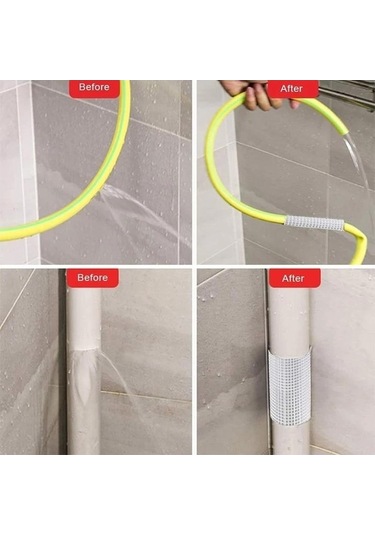 Novahub 2023 Süper Güçlü Alüminyum Folyo Butil Bant Su Geçirmez Kalın Sızdırmazlık Bandı - 5cm Genişlik, 1m/3m/5m Uzunluk