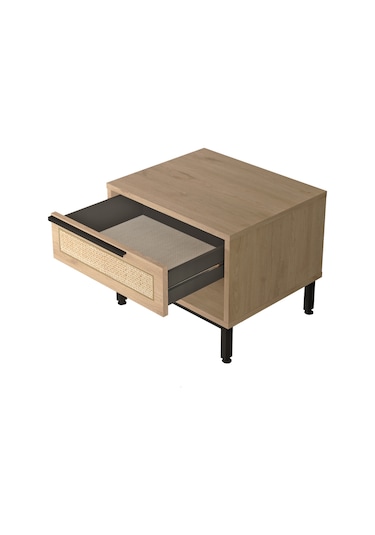 Robin Home Lidya Genç Odası Takımı 4'lü Set Sepet-uv Baskı Jüt Kahverengi