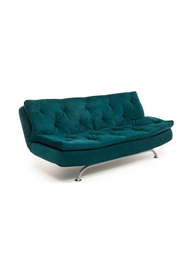 Pafu Rivo Üçlü Yataklı Koltuk - Soho Petrol Petrol Yeşili