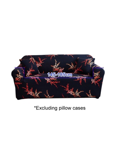 Sones Çift Kişilik Tam Kapsama Elastik Kaymaz Kanepe Örtüsü Altın Buğday Yaprağı