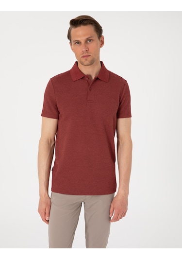Pierre Cardin Erkek Nar Çiçeği Tişört 50310171-vr239 Nar Çiçeği