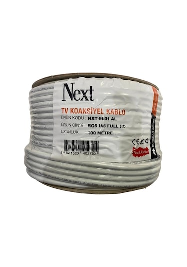 Next Nxt- 9601 Al Rgu6/6 96 Tel Anten Kablosu 100 Mt