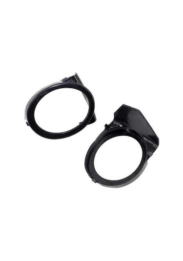 Supermarket1 Bmw 3 E46 M3 2000-2005 İçin Tek Delik Sis Lambası Çerçevesi Seti - Dayanıklı Plastik, Kolay Kurulum, Siyah