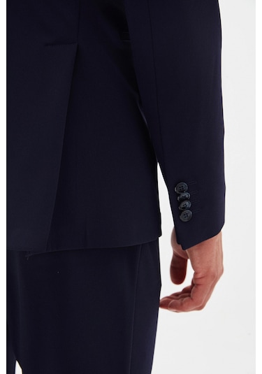 Twn Slim Fit Lacivert Düz Takim Elbise 4ec05e301545m 101