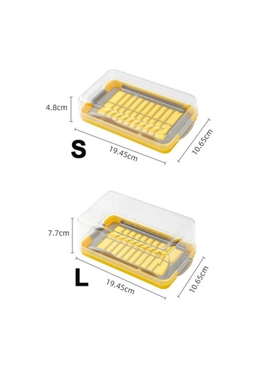 Kapaklı Tereyağı Kesici Saklama Kutusu Kapaklı Peynir Pişirme Saklama Kullanışlı Tereyağı Kabı Diğer