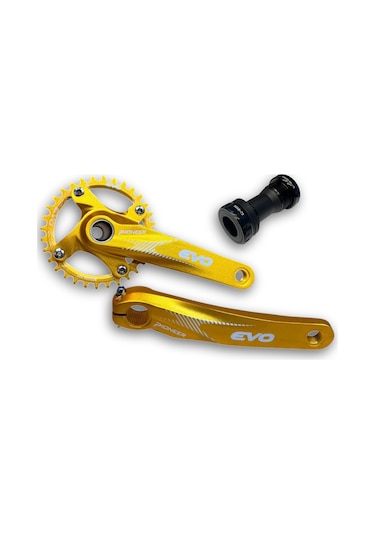 Evo Pioneer 34t Sarı Hollowtech Göbek Tek Yaprak Aynakol Sarı