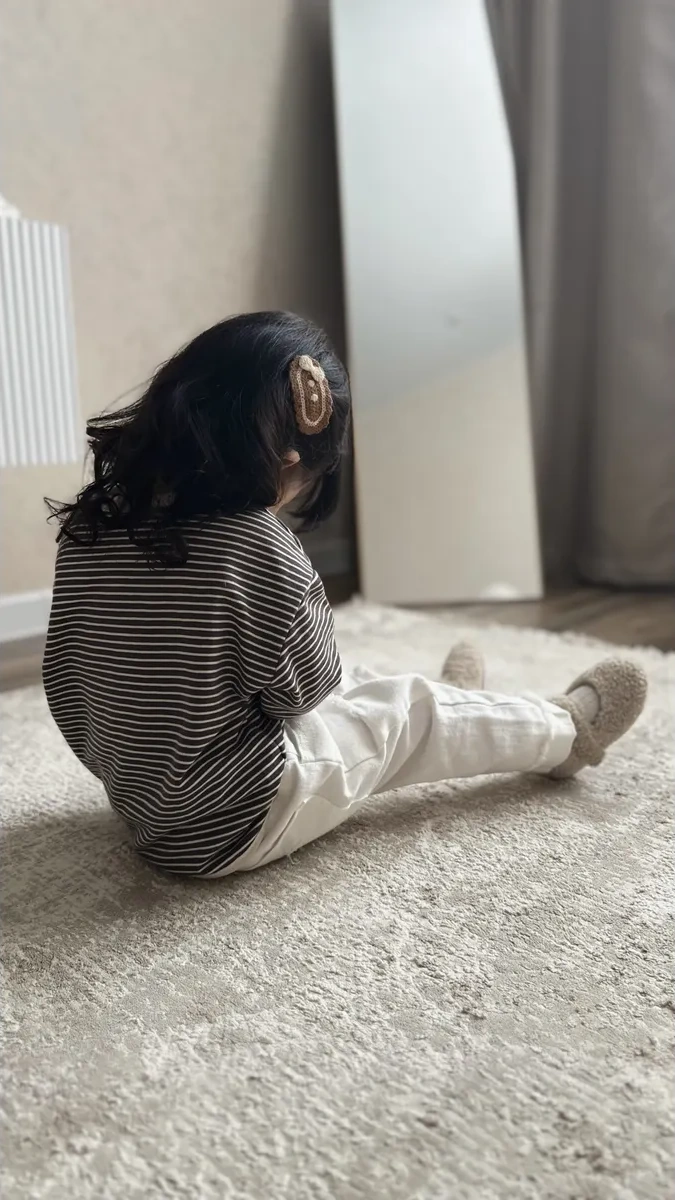 Baby Bobo.bb Çocuk Uzun Kollu T-shirt 170912824 Kahverengi