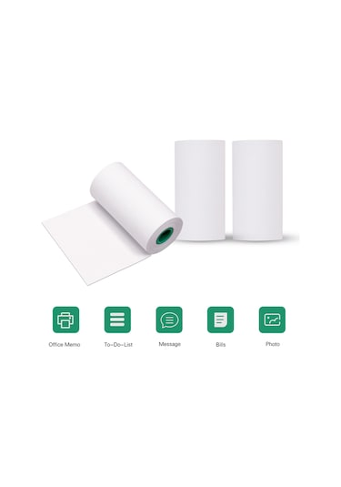 Konesam A6/a8/a9 Uyumlu 2 Yıllık Kalıcılıklı Termal Etiket Kağıdı - 3 Adet/kutu