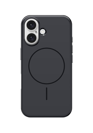 İphone Uyumlu 16 Kılıf Magsafe Şarj Özellikli Wlons Frego Kapak Siyah