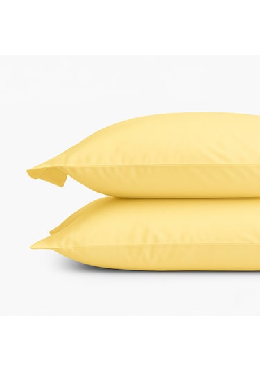 Prime Sleeks %100 Pamuk Yastık Kılıfı 2 Adet - Sarı - 50x70cm Sarı