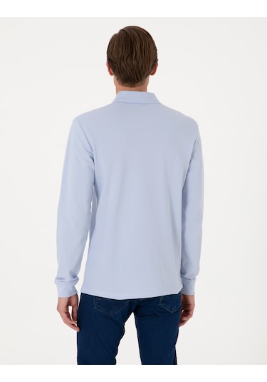 Pierre Cardin Erkek Açık Mavi Sweatshirt 50314048-vr003 Açık Mavi