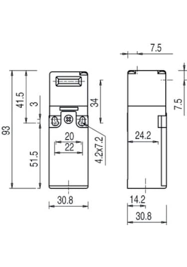 Leuze S20-p3c1-m20-fh Emniyet Anahtarı