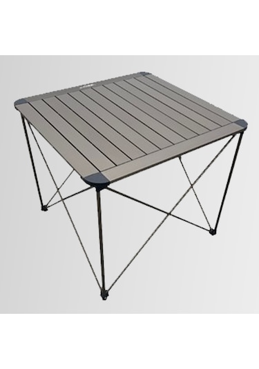 Nurgaz Ng-Akmb Campout Alüminyum Kamp Masası Büyük Portable Gri