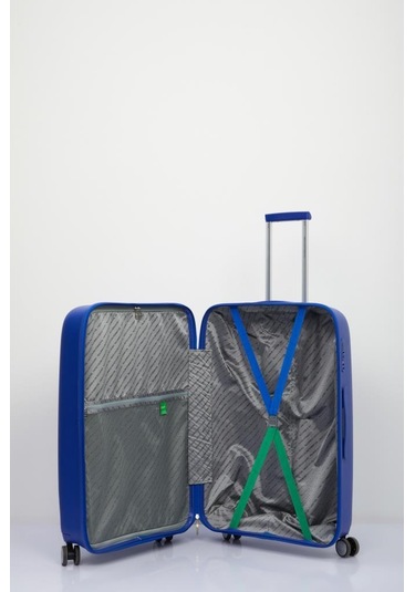 Benetton Trolley Valiz Mavi Büyük Boy 14bnt1000-01-m Mavi