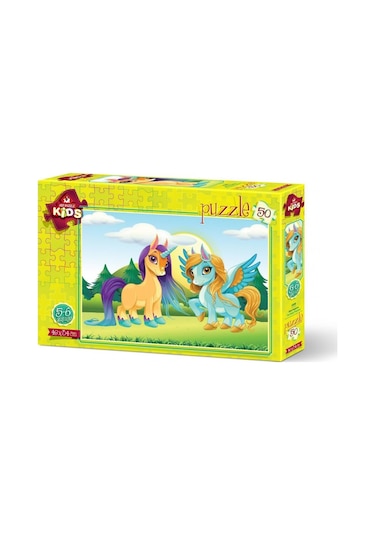 Art Kids 50 Parça Mini Pegasus Çocuk Yapboz - 4500