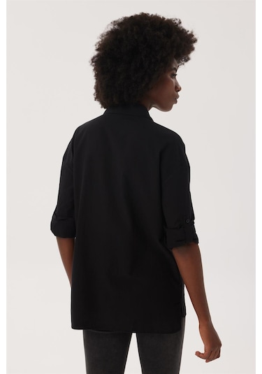 Lee Cooper Mındy Kadın Dokuma Gömlek Siyah 15832 Siyah