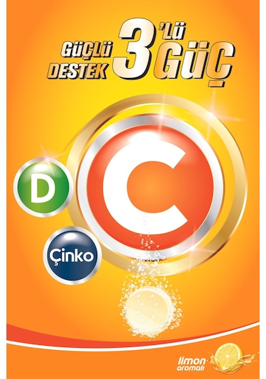 Mdc Vitamin C. Çinko Ve Vitamin D3 20 Efervesan Tablet