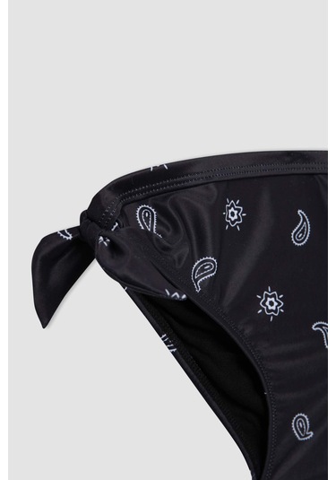 Defacto Kız Çocuk Desenli Bikini Takımı C0368A824SMBK27 Siyah