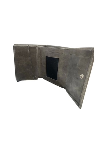 Karali Hakiki Deri Crazy Mekanizmalı Bryat Gri K501-9 Gri