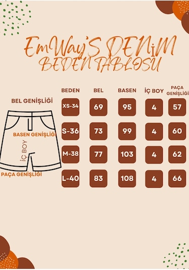 Viking'S Line Emway's Denim Kadın Açık Mavi Kot Şort