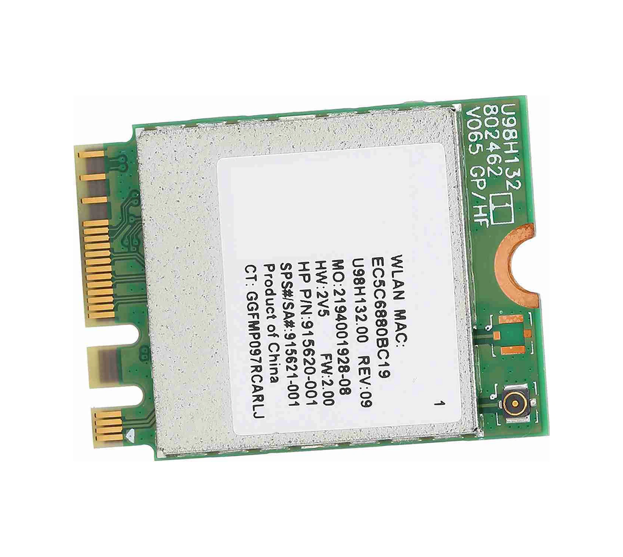 Xiyyadms Rtl8821ce M.2 Ngff Kablosuz Ağ Kartı, 802.11 A/b/n/ac Protokolü, 433mbps Hız, Bluetooth 4.2, Win7/8/10 Desteği, Hp Notebook/desktop Uyumlu