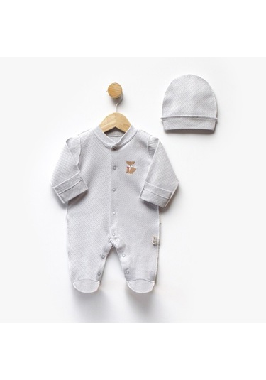 Flexi Bebek Tulumu 252349 Gri