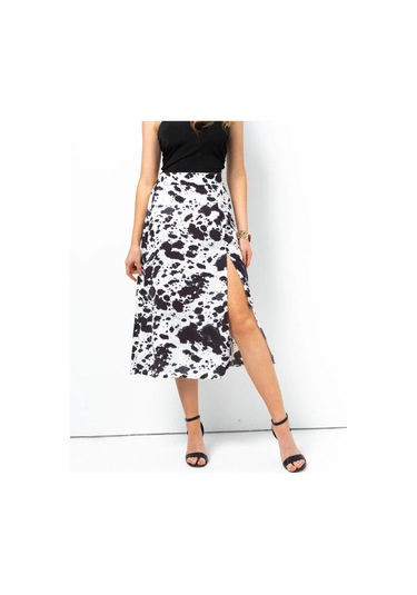 A.malika Kadın Yazlık Uzun Lastikli Etek 446361219 Siyah