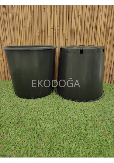 Üretim Saksısı 18,5 Lt Siyah Saksı Fidan Bitki Saksıları Adet Seç (508158513)