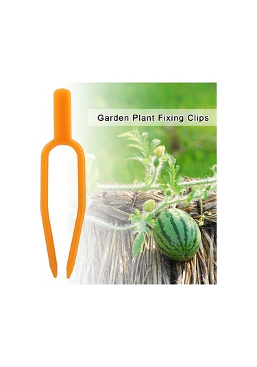 Ximistore9 100 Adet Tohumluk Bitki Sapı Sabitleyici Klip, Çilek-karpuz Tohumlukları İçin Dayanıklı Plastik Bahçe Aracı