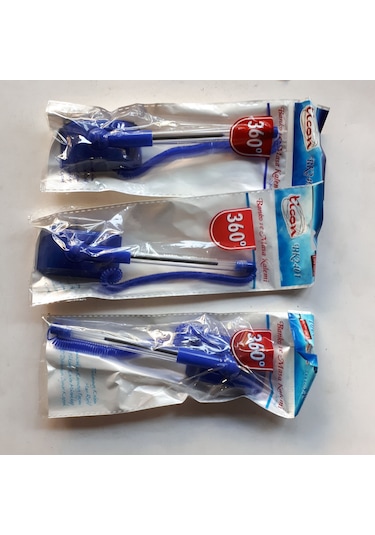 Ticon Masa Üstü Yapışkanlı Spralli Kalem Mavi 3 Adet