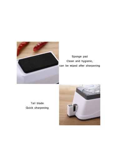 Sones Jj-1 Mutfak Elektrikli Çift Taraflı Bıçak Bileyici