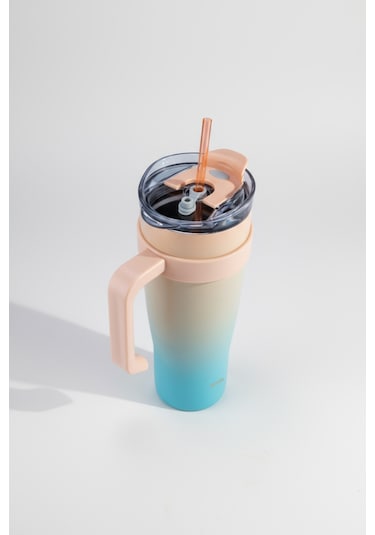 Bernardo Alto Pipetli Termos Bardak Turkuaz 1000ml Turkuaz