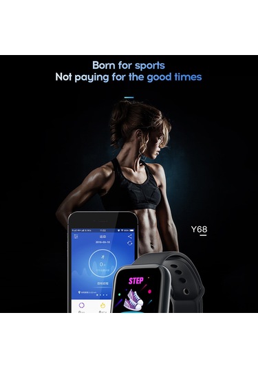 Geeroyoo Renkli 1.3 İnç Ekranlı Akıllı Spor Bileklik - Kalp Atımı, Kan Basıncı Ve Uyku İzleme, Uzaktan Fotoğraf Çekimi, Ip67 Su Geçirmez, Pembe Y68/d20