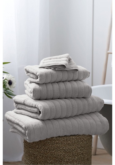 Hydrocotton Havlu Kabarık, Emici Ve Çabuk Kuruyan %100 Pamuklu Tekli Gri