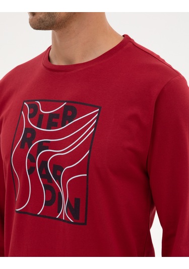 Pierre Cardin Erkek Bordo Pijama Takım 50322653-900 Bordo