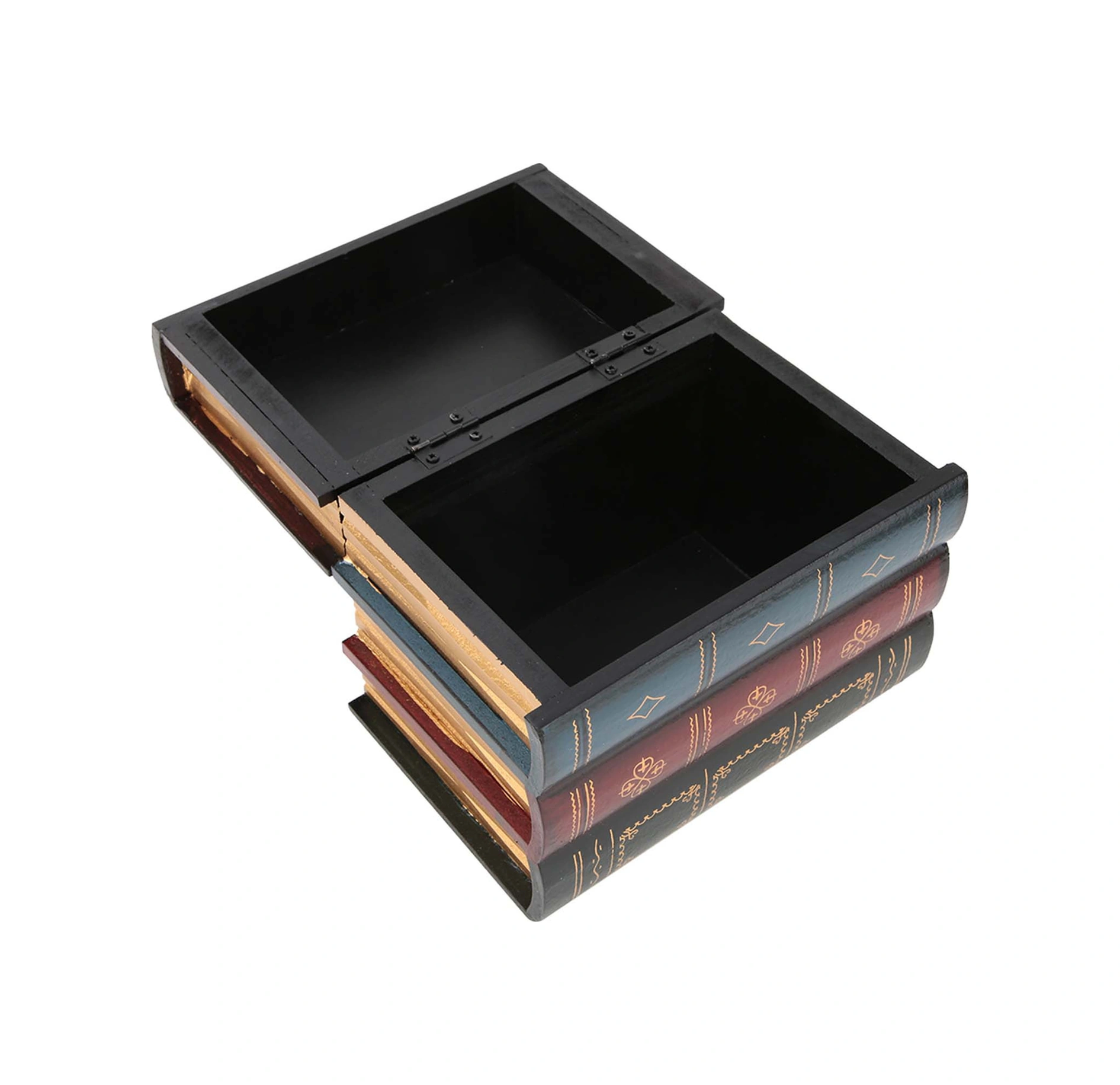 Wezone Klasik Stilde Dekoratif Simülasyon Kitaplı Depolama Kutusu - Ofis/ev Dekoru, Fotoğraf Jeketi, Hafif Ve Dayanıklı B Tipi Küçük