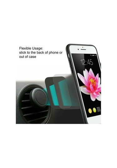 Yingfu Kendinden Yapışkanlı Manyetik Telefon Tutucusu, 8 Adet Metal Plaka Paketi Diğer