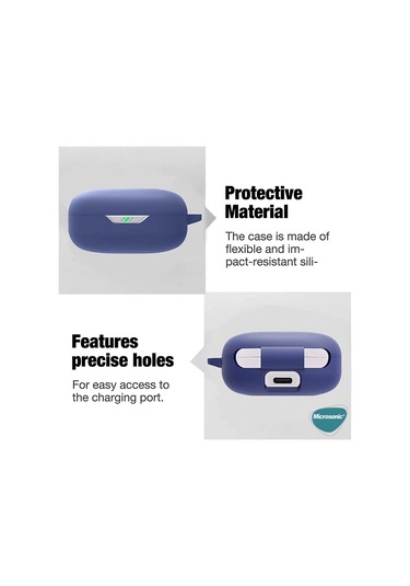 Microsonic Jbl Uyumlu Wave 300 Mat Silikon Kılıf Siyah