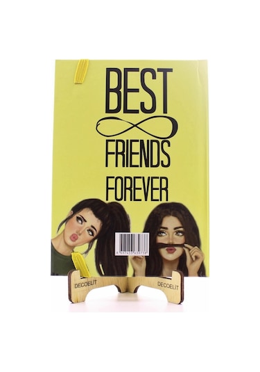Star Global Lastikli Noktalı Sert Kapak Best Friend Defter