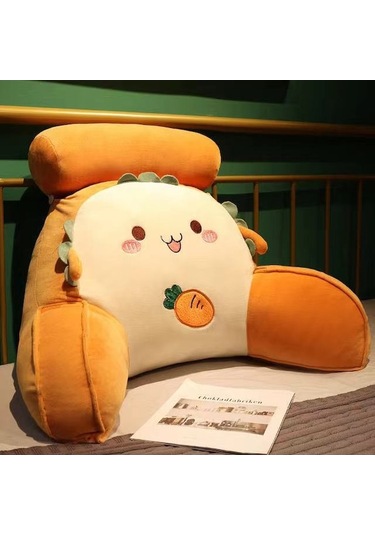Trendooze Yumuşak Yastığı Xinxin Kapak Kanepe Büyük Başucu Arka Te Açık Sarı