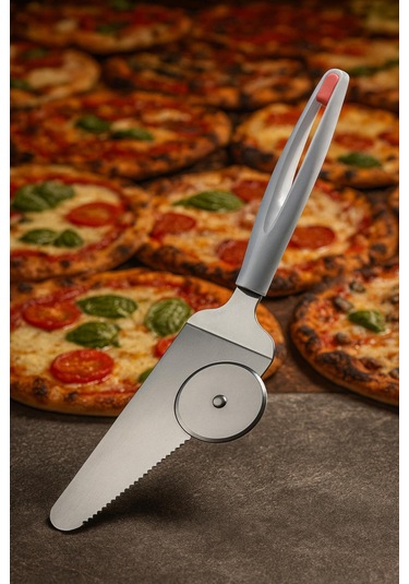 Again Pizza Kesme & Servis Spatula Paslanmaz Çelik