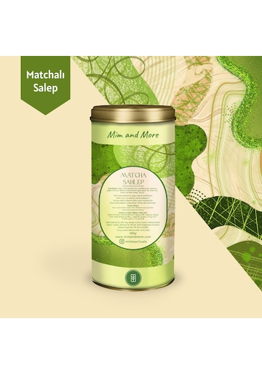 Matcha Salep Tin, 200 Gr