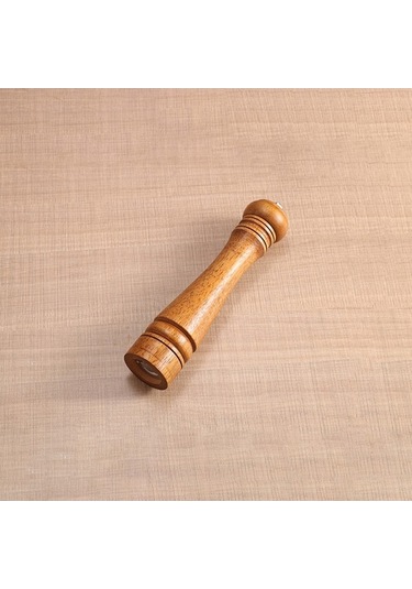 Createtech Ahşap Biber Değirmeni - Ayarlanabilir Seramik Öğütücü, 3 Boyut: 5/8/10 İnç Diğer