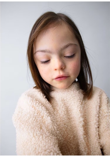 Mayoral Kız Çocuk Kazak 4431 Bej