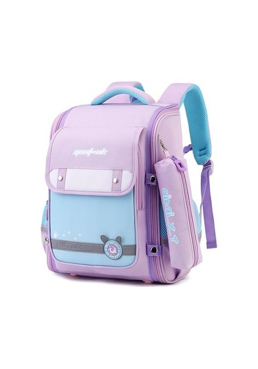 My Topped Erkek İlkokul Çantası: İngiliz Tarzı, Su Geçirmez, Ağır Yük Azaltıcı, 3-4. Sınıflar İçin Mor