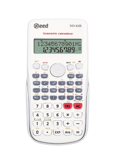 Need Nd-82b Beyaz 240 Fonksiyonlu Bilimsel Hesap Makinesi Beyaz
