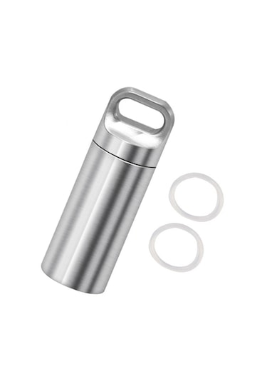 Dolıty Seyahat Açık Için Hap Tutucular Su Geçirmez M Gümüş