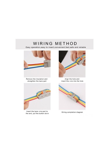 Hombey 20 Adet 11-28awg Pct-2-3 Bakır Tabanlı Alev Dayanıklı Nylon Kablolu Bağlayıcı Terminal Bloku, 32a 250v, Ev Elektrik, Motor, Aydınlatma Uygulamaları İçin