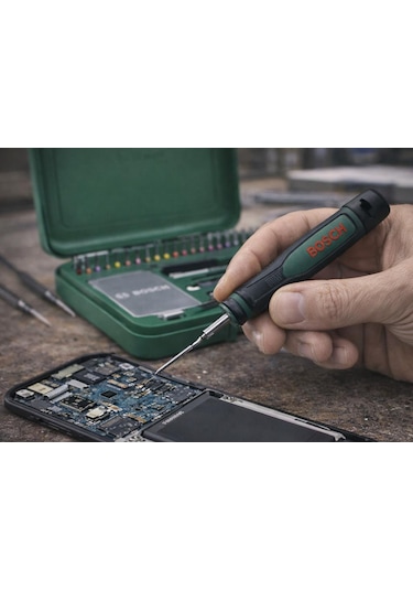 Bosch 24'lü Hassas Tornavida Seti Mikro Bits Uçlu Elektronik Tamir Takımı 1600a039ht