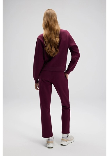 Ellesse Bayan Sweat Ef553-brd Bordo Bordo